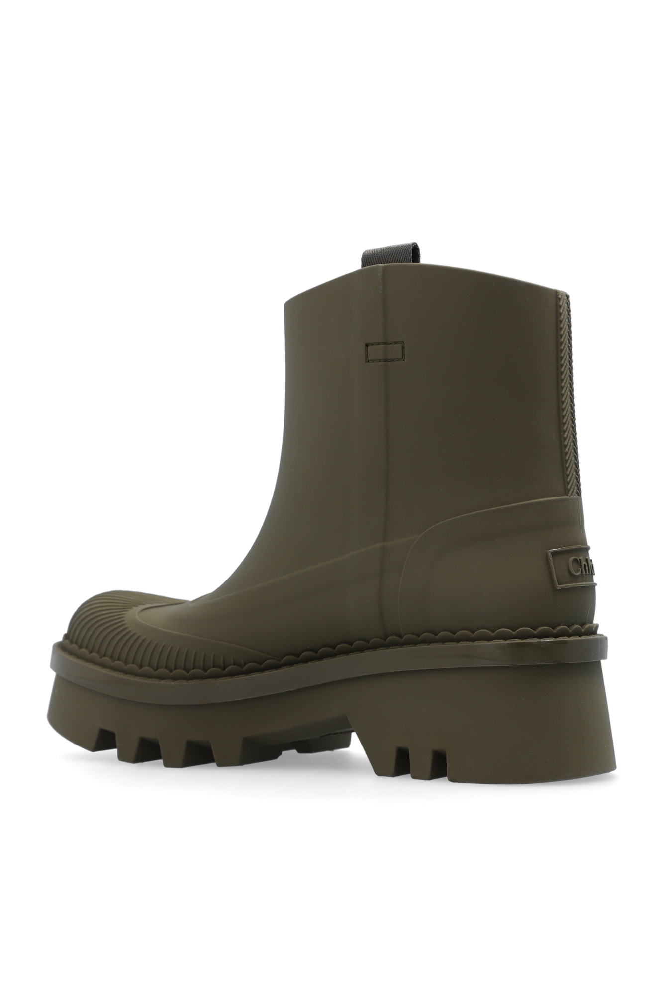 SchaferandweinerShops Japan - Green 'Raina' rain boots Chloé SchaferandweinerShops Japan - Green 'Raina' rain boots Chloé